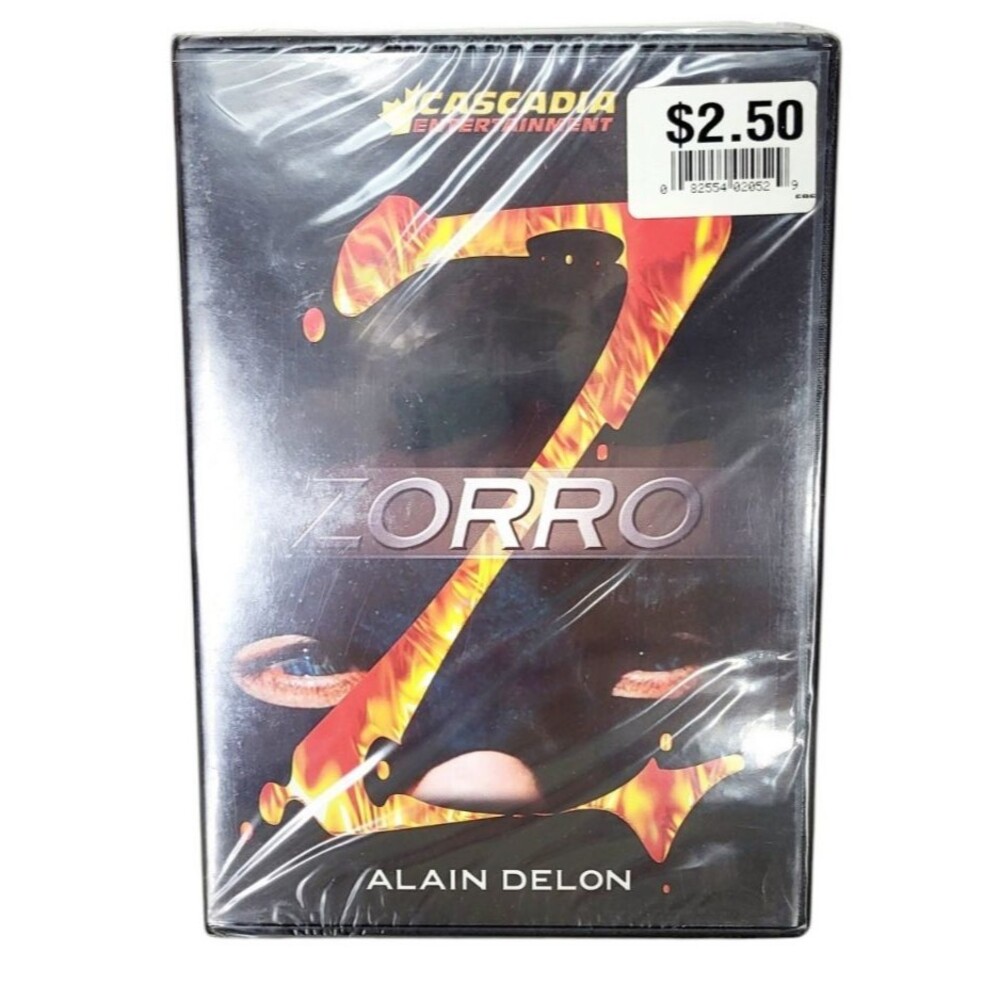 Vintage Zorro DVD Alain Delon Sealed Cascadia Entertainment